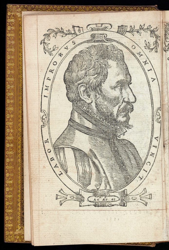 Portrait engraving of Ambroise Pare