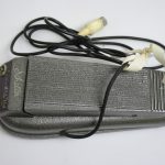 Wau Wau Yoy Yoy effects pedal by Schaller modified by Hugh Davies to operate via switch as a volume control