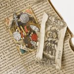 Colour photograph of a breverl composite amulet