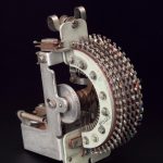 A post Office heavy-duty 25-point 6-level uniselectorof metal construction