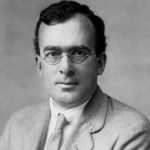 Black and white portrait photograph of Douglas Hartree