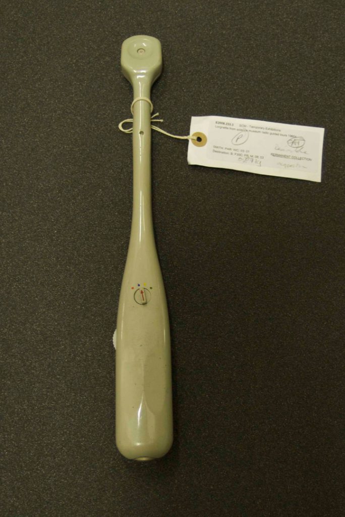 Colour photograph of a nineteen fifties radio guided tour receiver