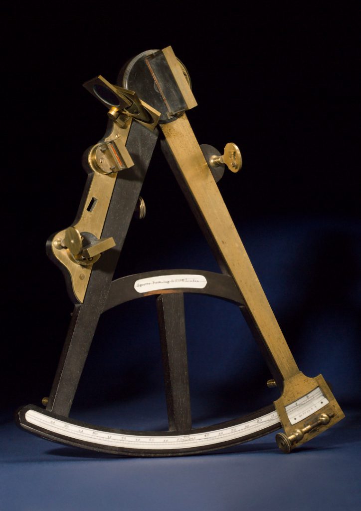 An early 19th century twelve inch navigational quadrant