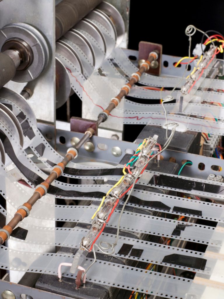 Close up view of part of the Oramics Machine