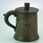 Colour photograph of a pewter inhaler from 1778