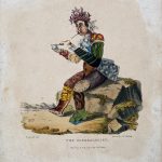 A hand coloured aquatint artwork entitled The Minerologist