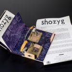 Colour photograph of a self built electro acoustic musical instrument by Hugh Davies