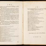 Double page spread from a book showing an index