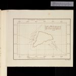 Accurate pen and ink drawing of Easter Island from 1774