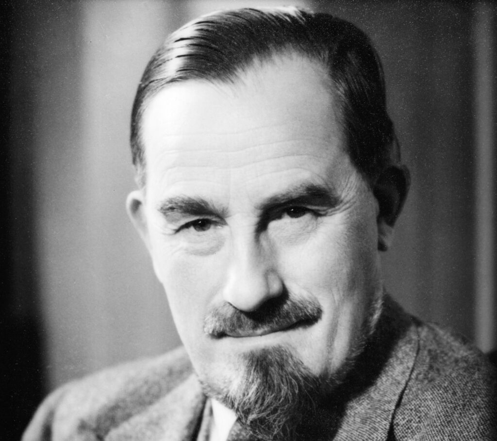 Black and white photograph portrait of Frank Sherwood Taylor