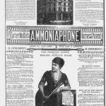 A 19 century print advertisement for doctor Carter Moffats Ammoniaphone