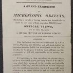 A handbill for Philip Carpenters Microcosm