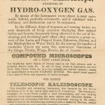 A handbill for Philip Carpenters Microcosm