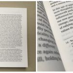 Photographs of the typeface used for Paul O Kanes Technologies of Romance two