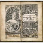 Book entitled th Accomplished Ladies Delight in preserving physic beautifying and cookery