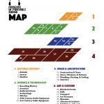 Visitors map of the layout of the Museum of Portable Sound