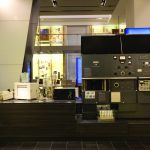 Colour photograph of an ultracentrifuge on display in the Chemical Heritage Foundation