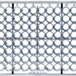 Close up image of a Microwell plastic container for medical analysis and diagnostics