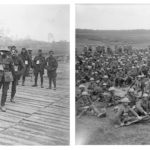 Black and white photographs of wounded Great War soldiers