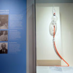 Colour photograph of a Wounded exhibition object display case