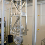 Colour photograph of a prototype beam splitter for the advanced laser interferometer gravitational wave observatory