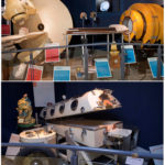 Two photographs of gallery views of the Health Matters exhibition at the Science Museum