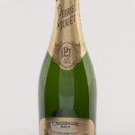Colour photograph of a champagne bottle