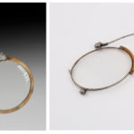 Colour photographs of two pairs of spectacles from the nineteenth century