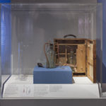 Colour photograph of a Wounded exhibition object display case