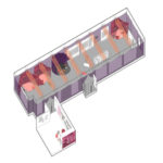 3D computer model of the Oreet Ashery exhibition