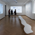 Photograph of an installation view in the Germ City exhibition