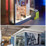 Colour photographs of What is your Gender and Oramics to Electronica gallery displays