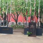 Colour photograph of the Park of Hope AIDS memorial in Montreal