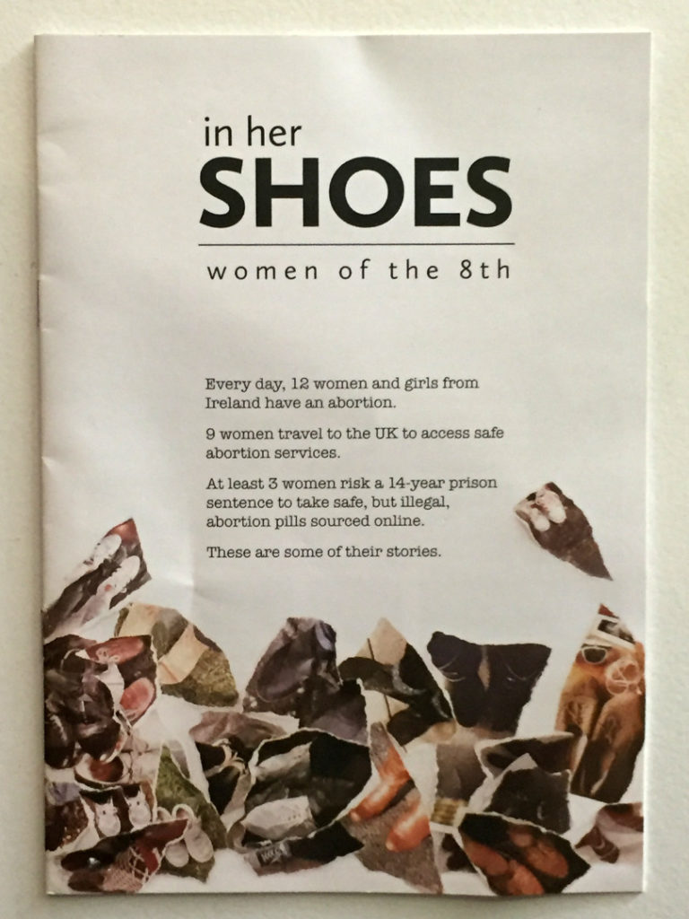 A pamphlet entitled In Her Shoes women of the eighth