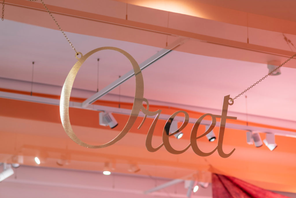 Installation view of Oreet Ashery’s name in the exhibition