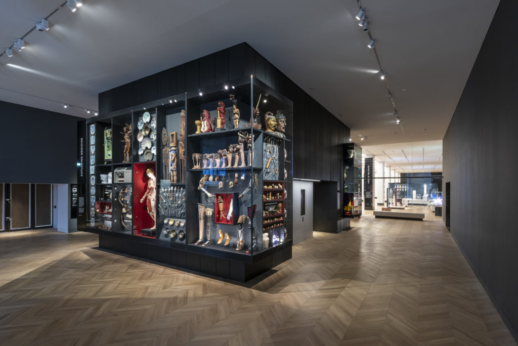 Gallery view of the Wellcome Medicine Galleries exhibition