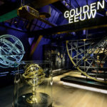 Colour photograph of objects on display at a Golden Age scientific exhibition