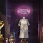 Colour photograph of a fertility dress on display in the Medicine Galleries