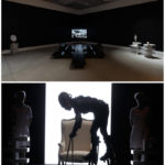 Photographs of Angela Sus Far Away Too Close exhibition and performance