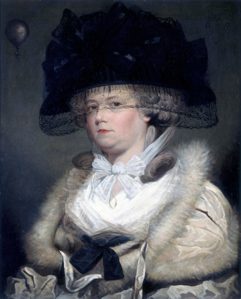 Eighteenth century oil painting portrait entitled Mrs Sage
