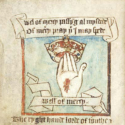 Painting of the right hand of Christ as the well of mercy