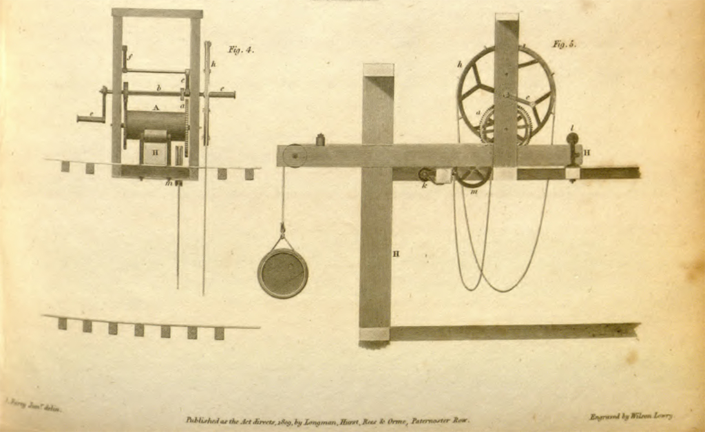 Illustration of a Gottlieb wharf crane design