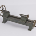 Colour photograph of a measuring machine by Whitworth and Co circa 1855