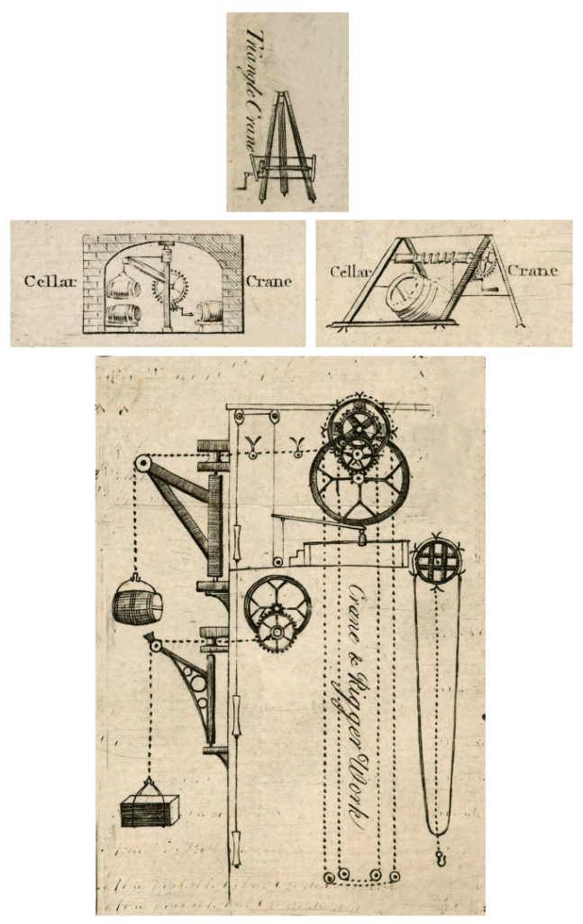 Details of trade card of Valentine Gottlieb from 1810