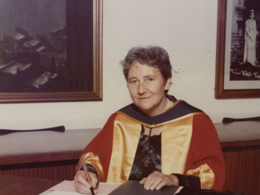 Dame Margaret Kate Weston receiving an honorary degree