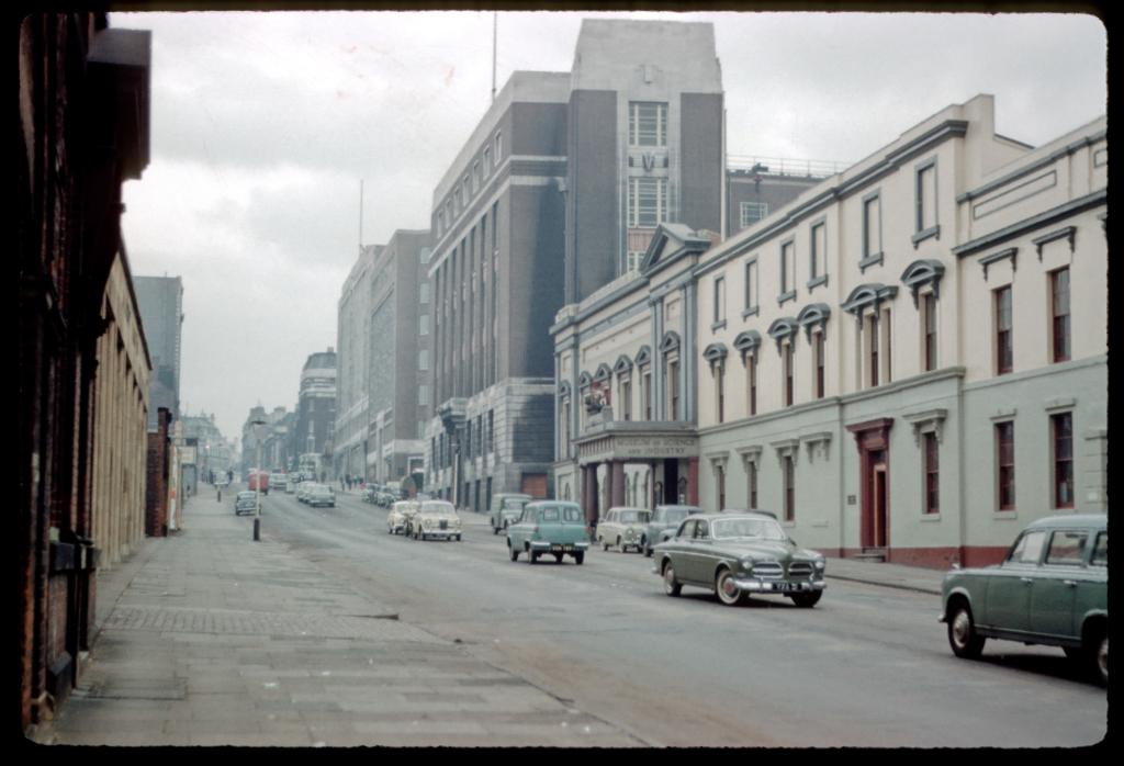 Colour photograph of the Birmingham Museum of Science and Industry in 1960