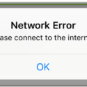 Screen grab of an internet network error message