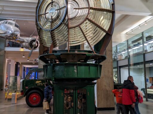 Colour photograph of an Eilean Glas Light in the Science Museum London