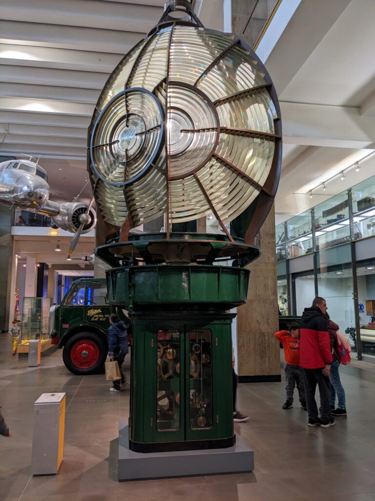 Colour photograph of an Eilean Glas Light in the Science Museum London