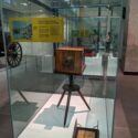 Colour photograph of a Daguerreotype Whole Plate Camera in the Science Museum London